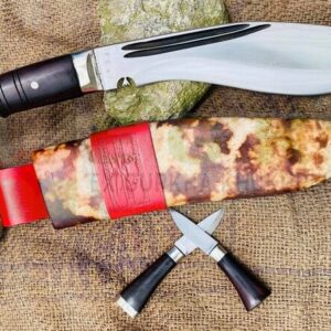 12-inch-Traditional-Historic-Khukuri-Distinctive-curved-Nepalese-knife-Very-popular-Gurkhas-Blade-Basic-utility-knife-Handmade-Hand-Forged