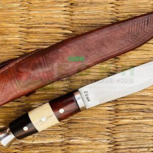 6-Inches-Camping-Knife-Custom-Handcrafted-Hunting-Knife-Belt-Knife-Beautiful-Custom-Handle-Full-Tang-Knife-with-Leather-Sheath