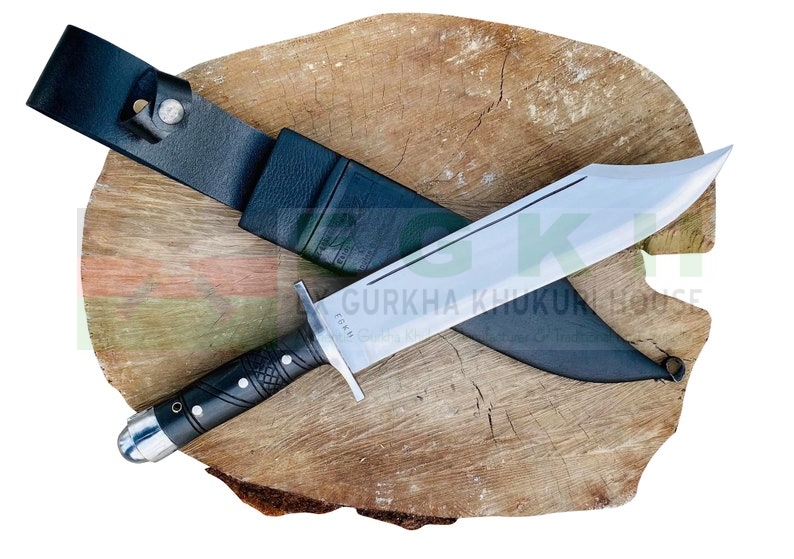  High Carbon Steel Knife - Handmade Full Tang Bushcraft