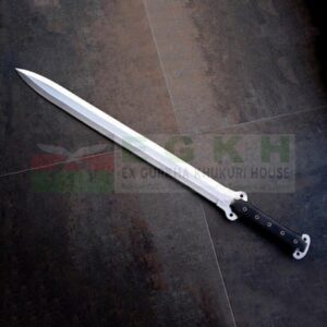 20-inch-Blade-Custom-Handmade-D2-Steel-SATORU-Doubled-Edged-Roman-Gladiator-Sword-Hunting-Sword-Hand-Forged-Along-Leather-Sheath