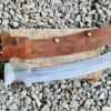 24-Inch-Blade-Khopesh-Sekhmets-Claw-Sword-Hand-Forged-Striking-Knife-Leather-Sheath-Huting-Bushcraft-Attacking-Sword-Self-Defence