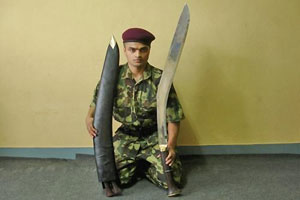 our big khukuri