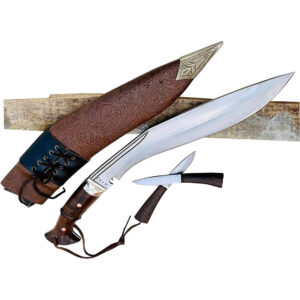 12 inch chitlange light version full tang handle traditional khukuri knife handmade kukri egkh