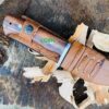 4-inch-Custom-Handmade-Utility-Knife-Fixed-Blade-Hunting-Knive-With-Leather-Sheath-Back-up-Knife-High-Quality-Materials-Beautiful-Knife