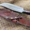 10-inch-custom-hunting-knife-hand-made-carbon-steel-mini-knife-personalized-gift-exotic-wood-handle-full-tang-light-blade-best-giftsilver-brown