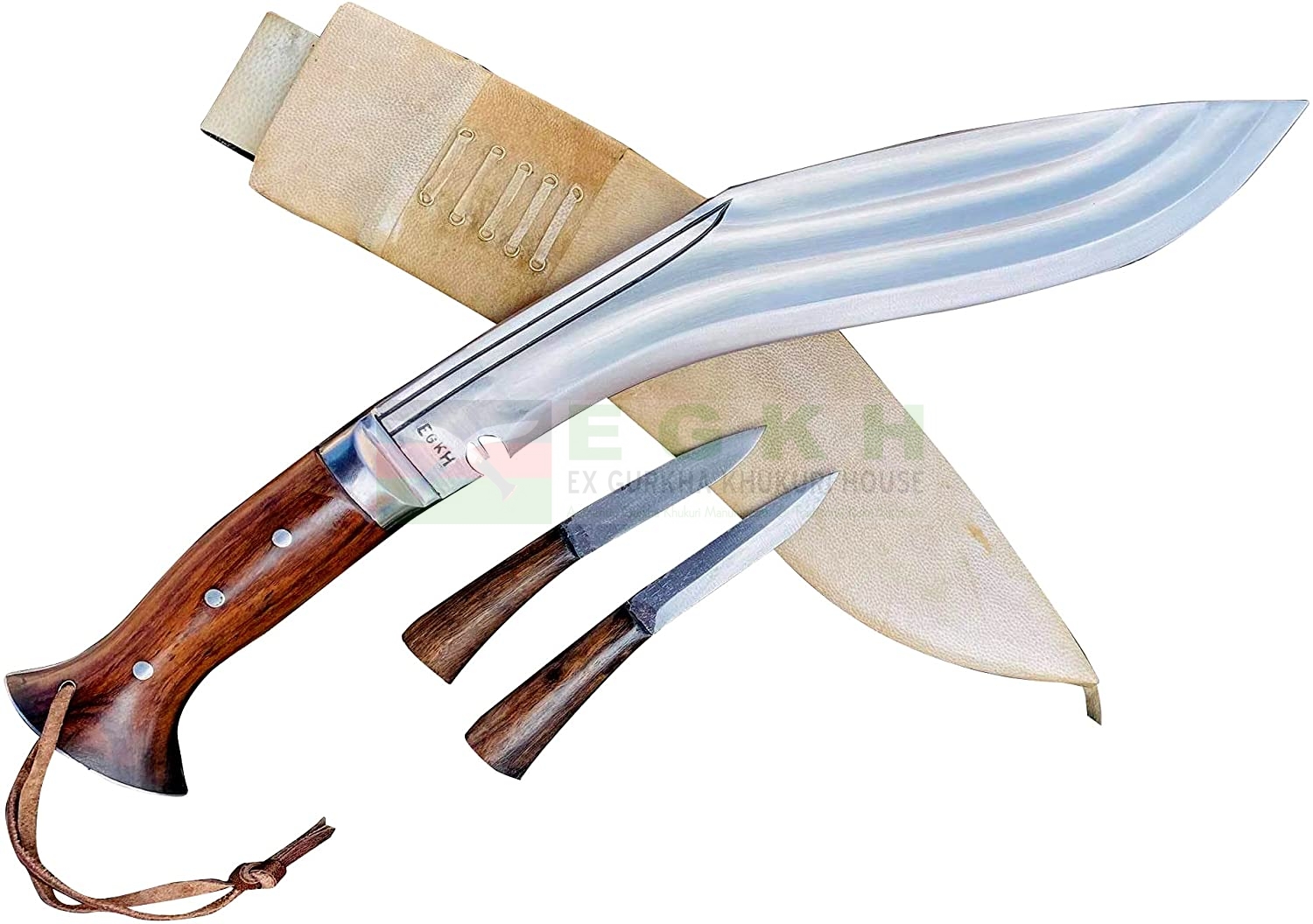 10 inches Blade 3 chirra kukri-khukuri-gurkha knife-knives-Handmade knife-Nepal 