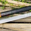 25-inch-custom-handmade-viking-ancient-swordsword-of-calisto-historical-sword-full-tang-ready-to-use-silver-black-brown-yellow-gold