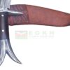 12-inch-Blade-5-fuller-Farmer-Using-Kukri-Handmade-Khukuri-Rosewood-handle-ganjawal-Black-sheath-handmade-in-Nepal