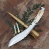 12-inch-Blade-and-Overall-18-Inch-Long-American-Eagle-Full-Angkhola-Traditional-Real-Handmade-Khukuri-Handle-and-Leather-Scabbard