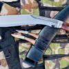 15-inch-Full-Tang-Sirupate-Hunting-Kukri-Nepals-Most-Wanted-Khukuri-Rosewood-Handle-Leather-Sheath-Authentic-Kukri-Handmade-in-Nepal-at-Ex-Army-Khukuri-House-factory