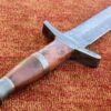 24-inch-Custom-Handmade-Damascus-Steel-Hunting-Knife-with-Rose-wood-handle-Viking-Knife-Hand-forged-Viking-Knife-Balance-0il-tempered