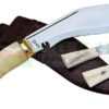 8-inch-Genuine-Army-kukri-authentic-service-no-1-bone-handle-khukuri.-Handmade-by-EGKH-in-Nepal-Silver-Gold-White-Black