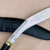 14 inch Bhojpure Double Drangon & Temple Engraved Khukuri | Kukri