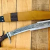 20-inch Modern Handmade Spartan Sword | Hand-forged-in-Nepal-5160-leaf-spring-Balance-oil-tempered-Sharpen-function-Ready-to-Use-