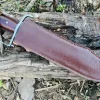 14-inch D-Guard Historical War Bowie Knife | Hand-Forged Sharp & Tempered Fuller Knife 