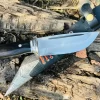 6-inch-Hand-forged-small-utility-knife-Pocket-knife-5160-carbon-steel-Balanced-oil-tempered-Ready-to-Use-Free-Shipping-Christmas-gift