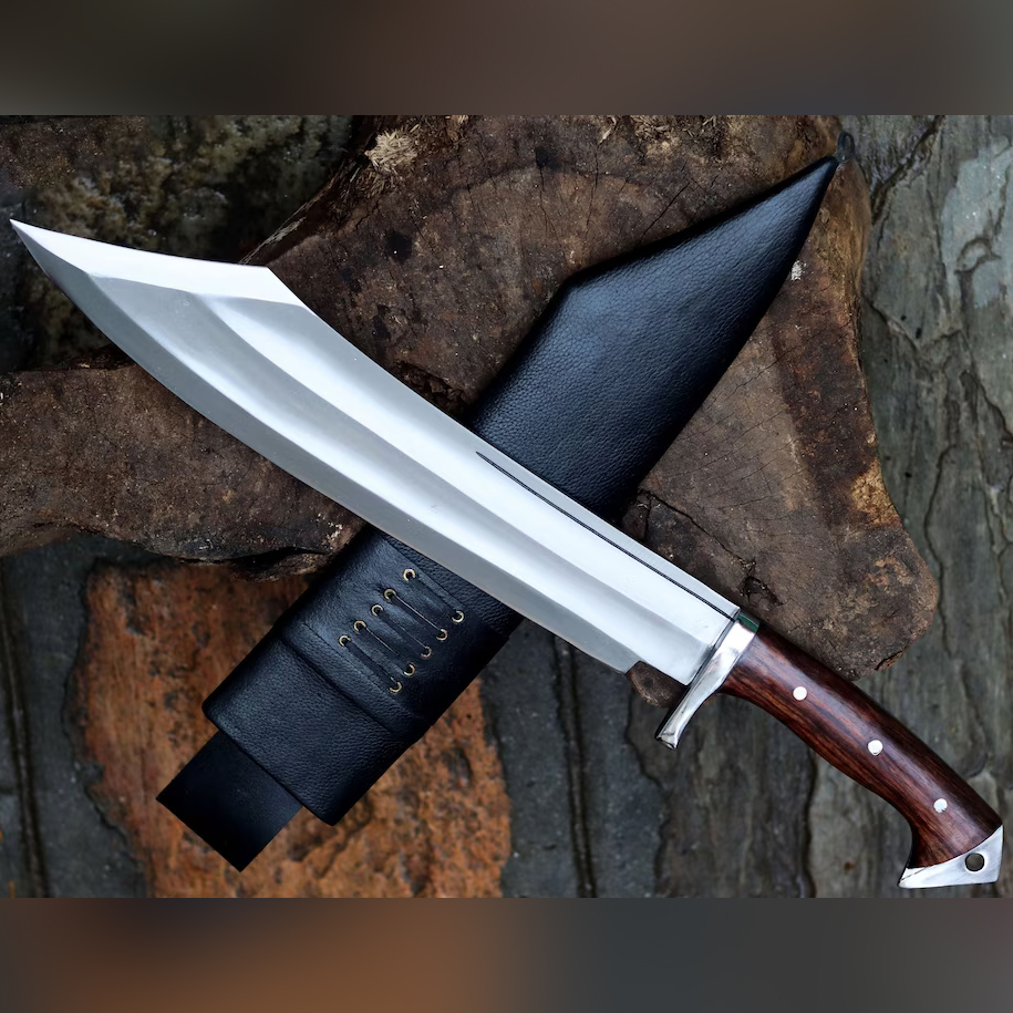 14 Inch Blade Predator EUK Machete Knife - Hand Forged Bushcraft