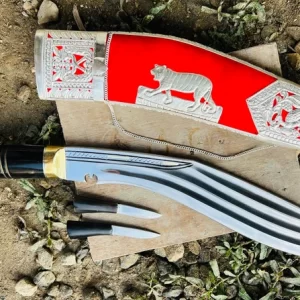 14" Royal Kothimora (Majestic) Kukri - Exclusive Silver Khukuri