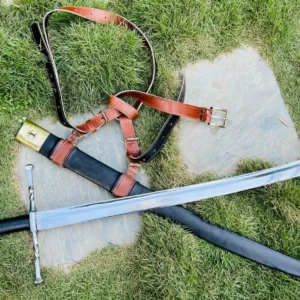 32" Hand Forged Custom Long Sword - Nepal Made High Carbon Steel With Sheath